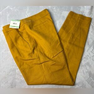 Anne Klein Marigold Yellow Women's Dress Pants size 8 NWT